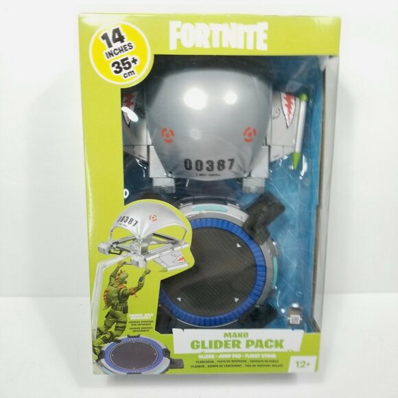 Glider Pack Mako Fortnite McFarlane Action Figure 14In Jump Pad Flight Stand New - Picture 1 of 8